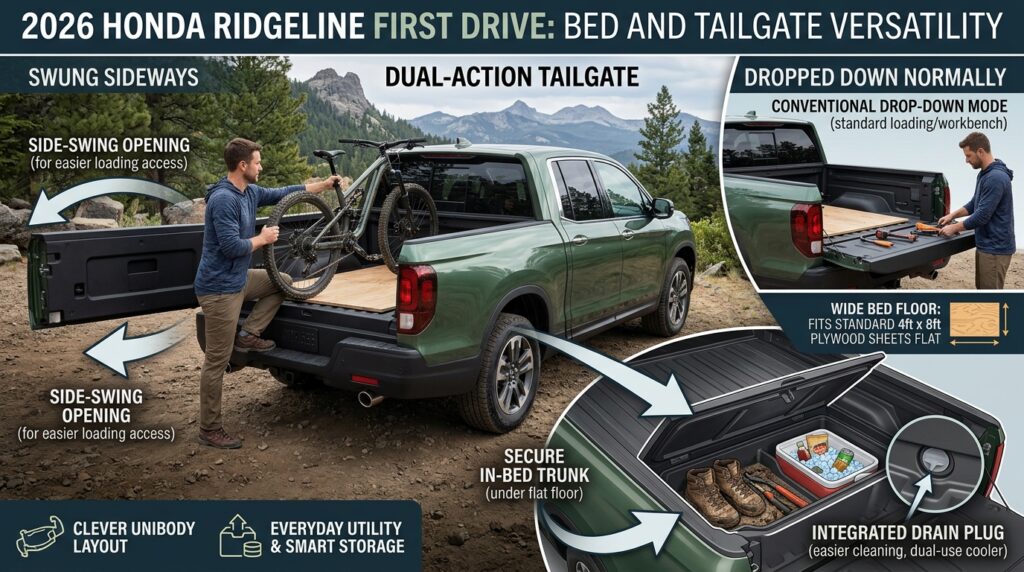 Bed and Tailgate Versatility