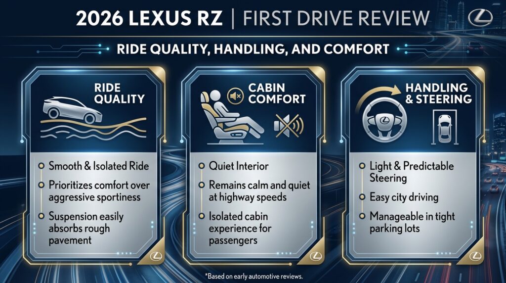 Ride Quality, Handling, and Comfort