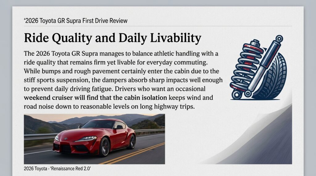 Ride Quality and Daily Livability